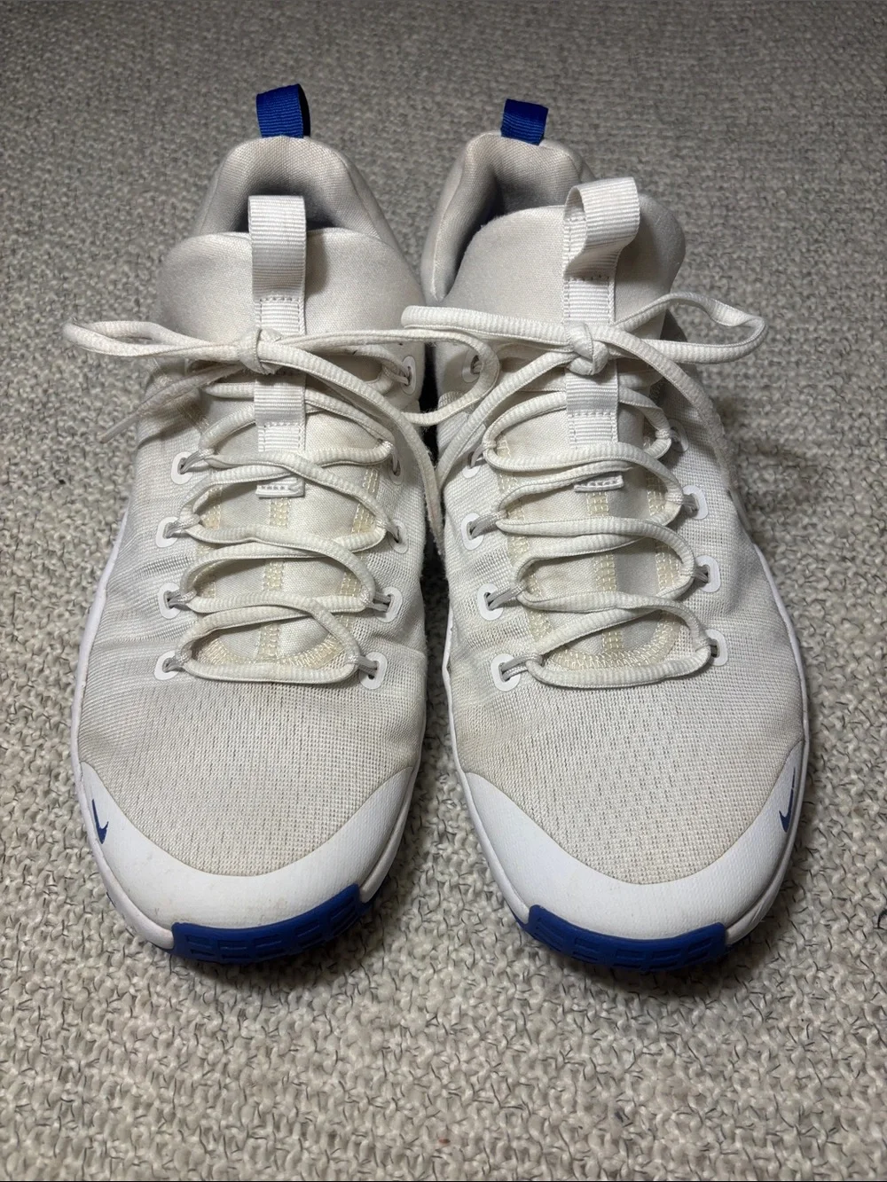Nike Free Metcon 6 White Game Royal Cross Training Shoes Men's Size 10.5
